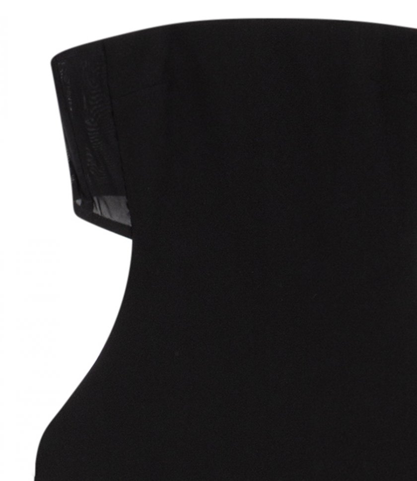 STRAPLESS CORSET BACK DRESS