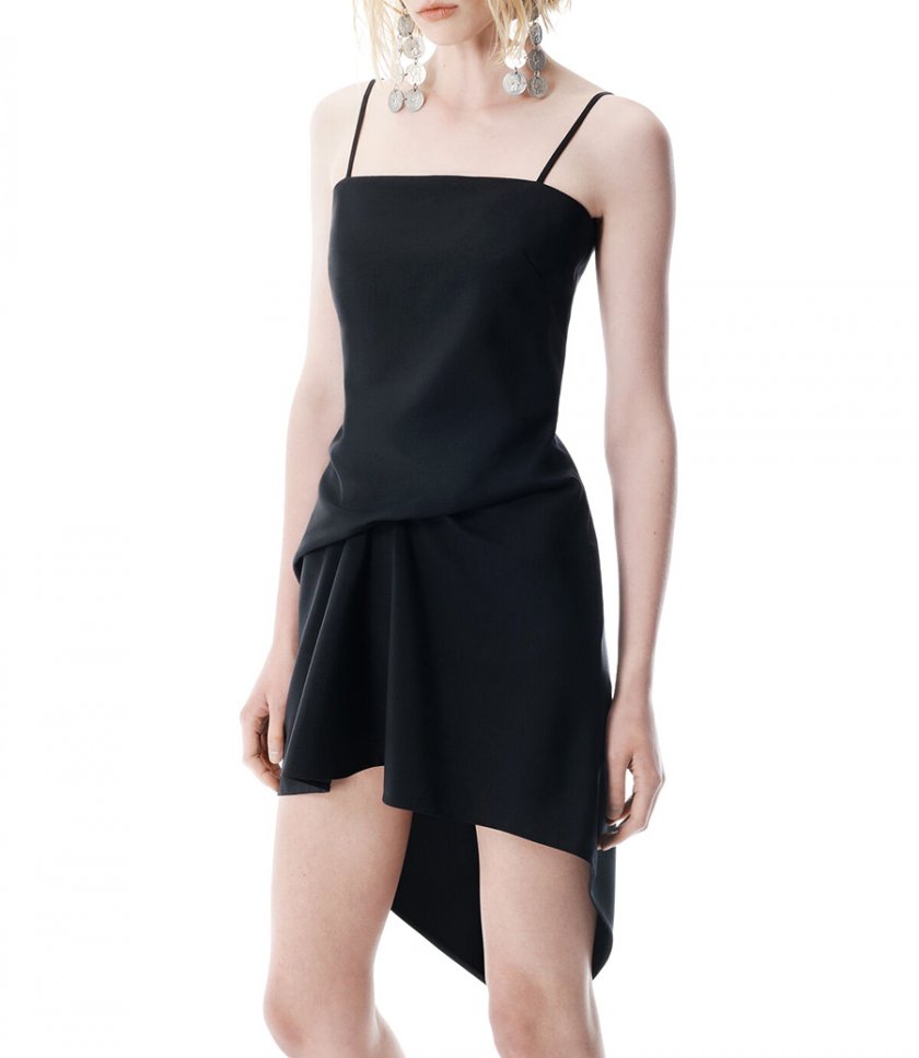 TUCKED HEM DRESS