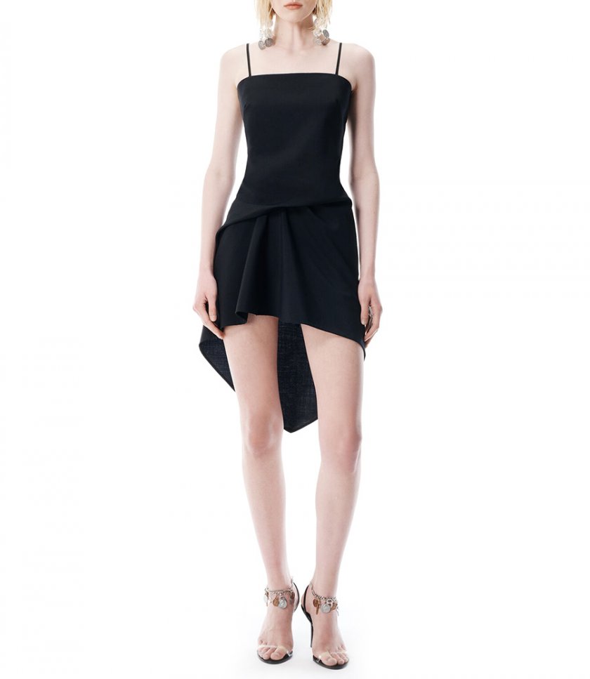 TUCKED HEM DRESS