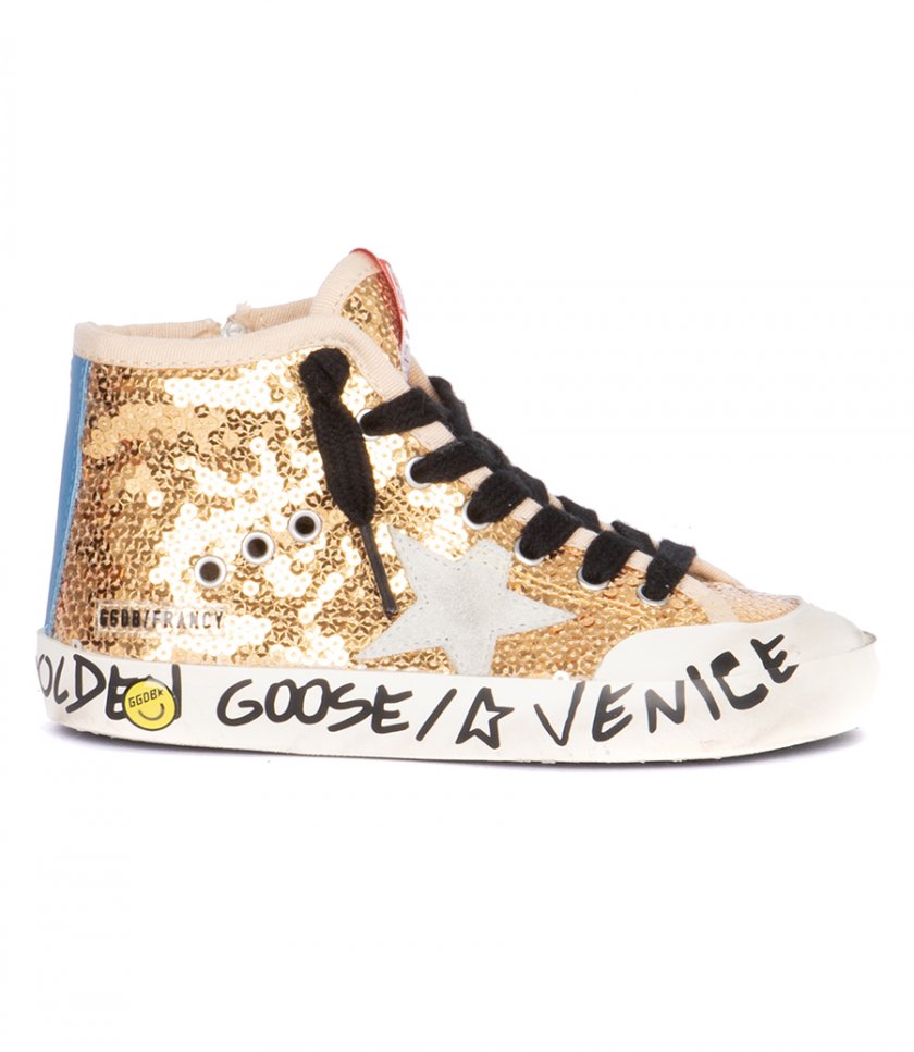 SHOES - GOLD SEQUINS FRANCY PENSTAR