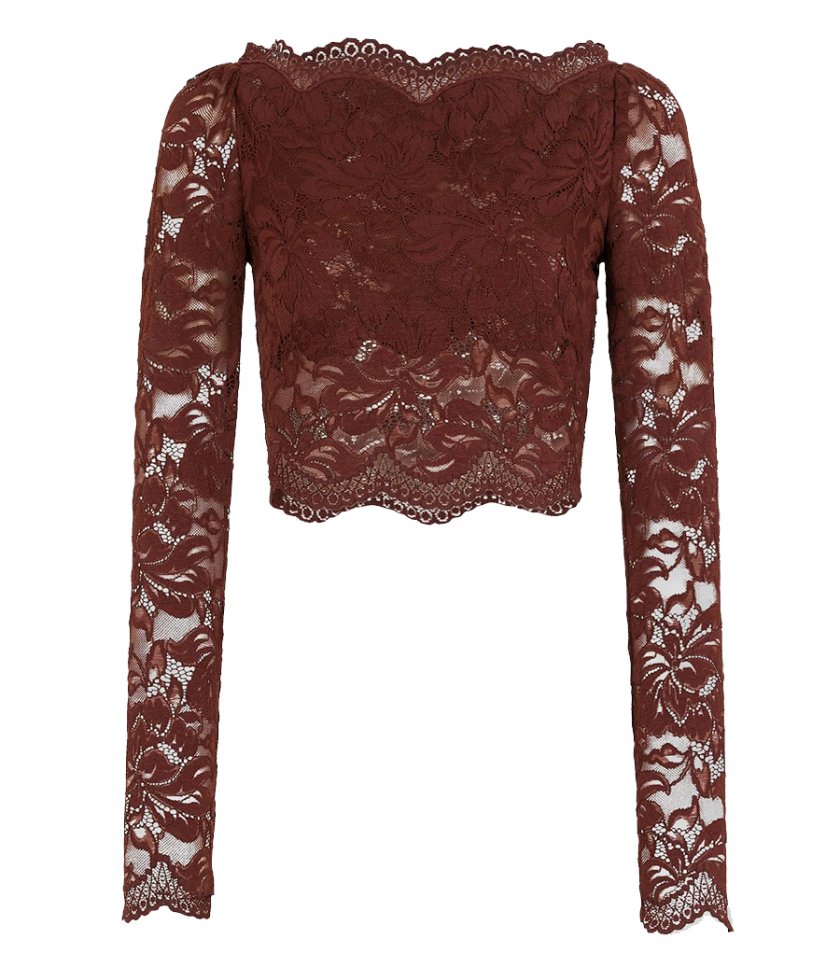 SALES - LACE CROP TOP