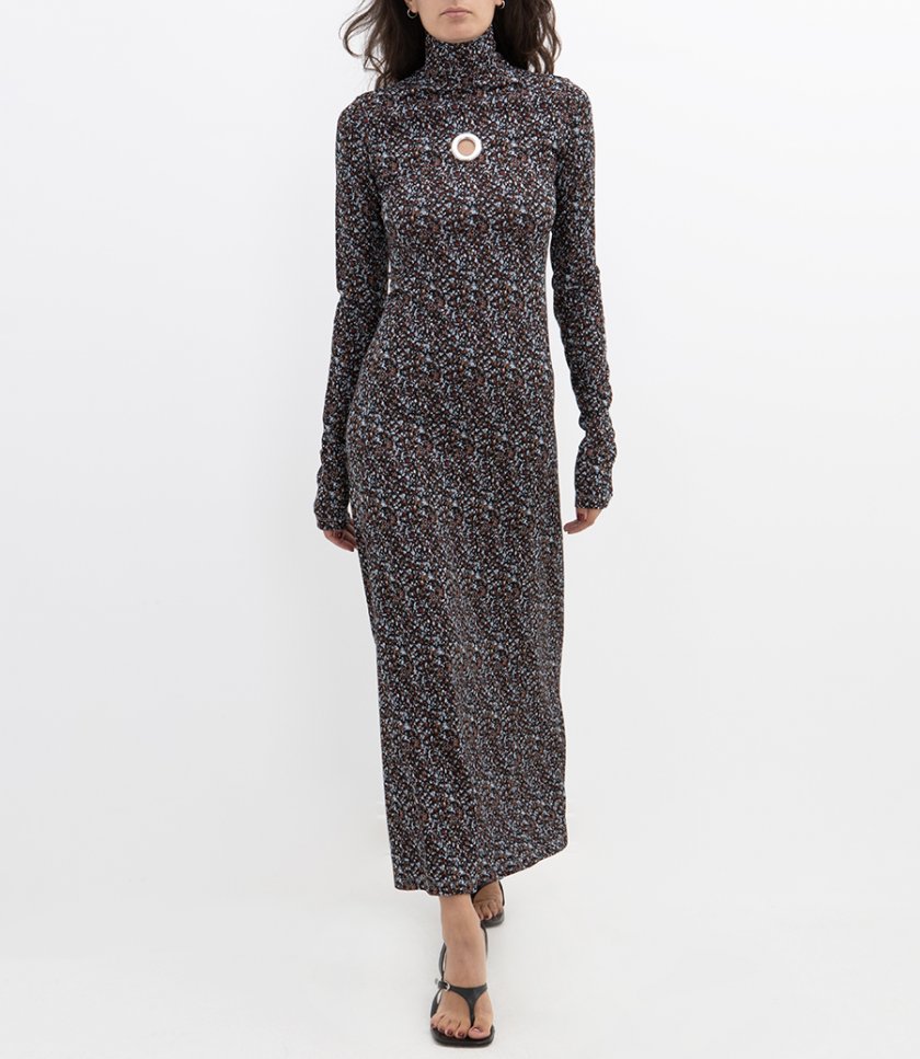 TURTLENECK LONG DRESS