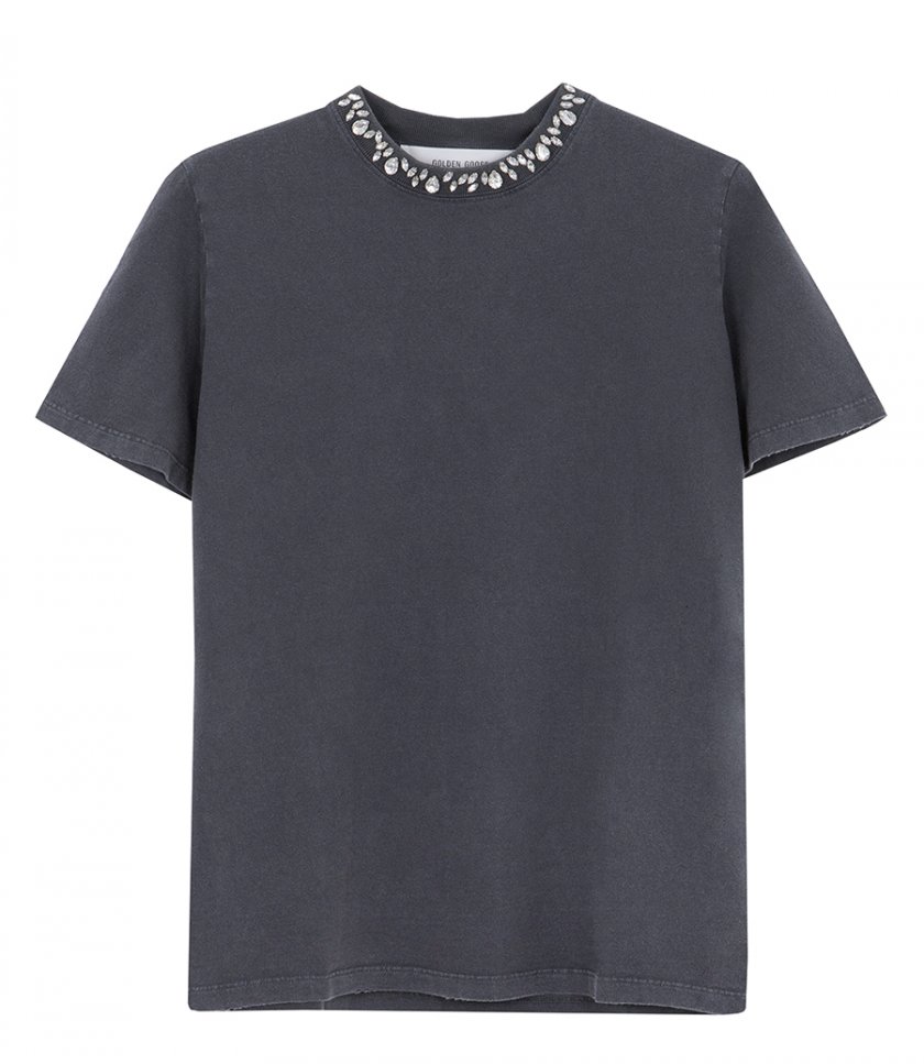 CLOTHES - WOMEN'S T-SHIRT WITH CRYSTALS