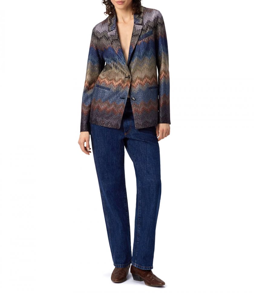 SNAKE PATTERN BLAZER