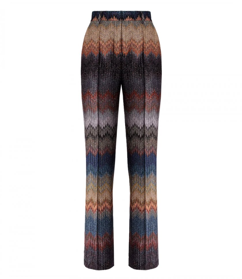 CLOTHES - SNAKE PATTERN TRUMBET PANTS