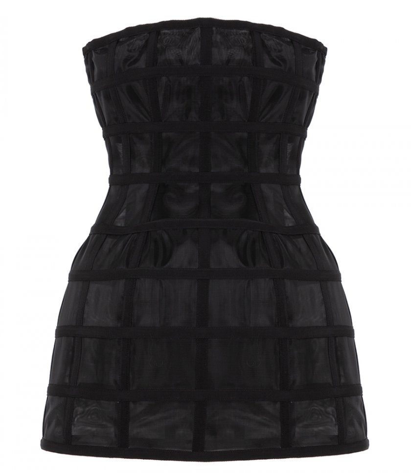 SALES - MESH CORSET MINI DRESS