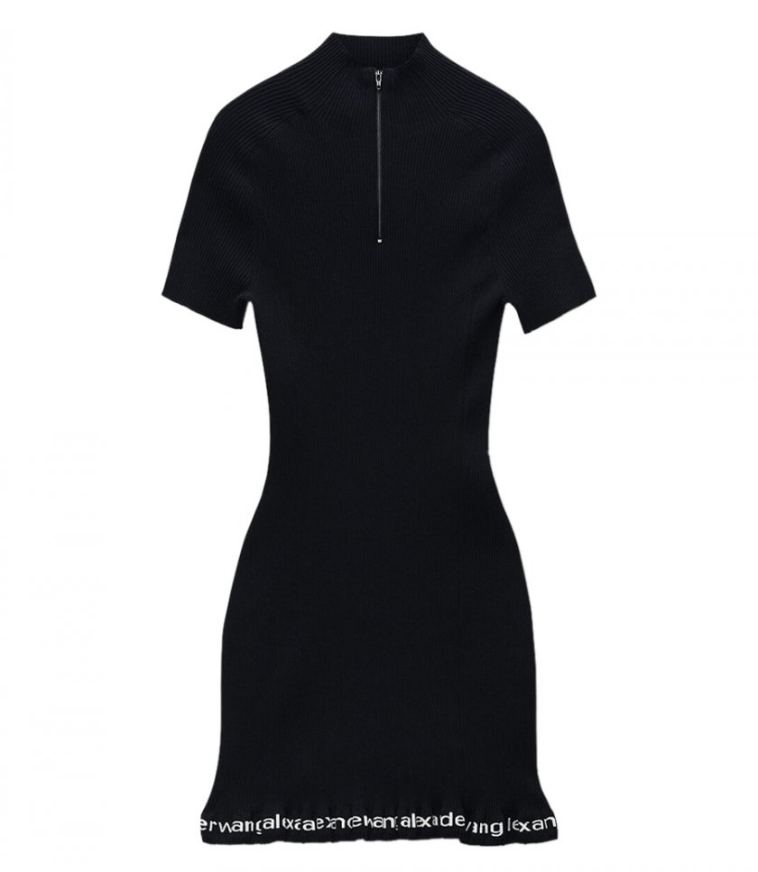 CLOTHES - RIBBED SS DRESS