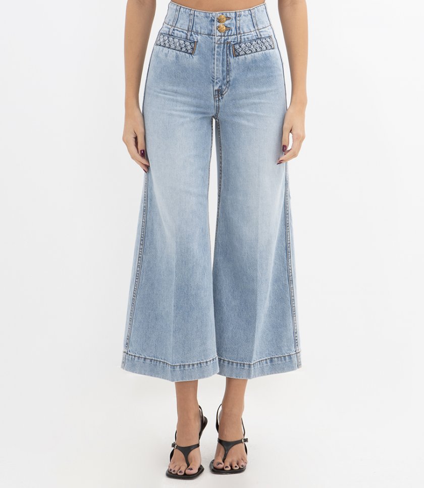 WANDERLUST DENIM CROPPED JEAN