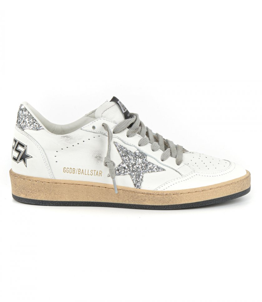 SHOES - SILVER GLITTER BALL STAR