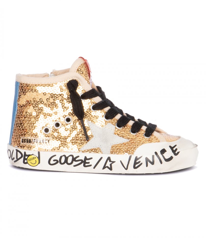 SHOES - GOLD SEQUINS FRANCY PENSTAR
