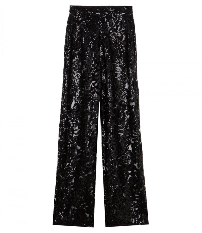 CLOTHES - WOMEN'S FLORAL EMBROIDERED TULLE PANTS