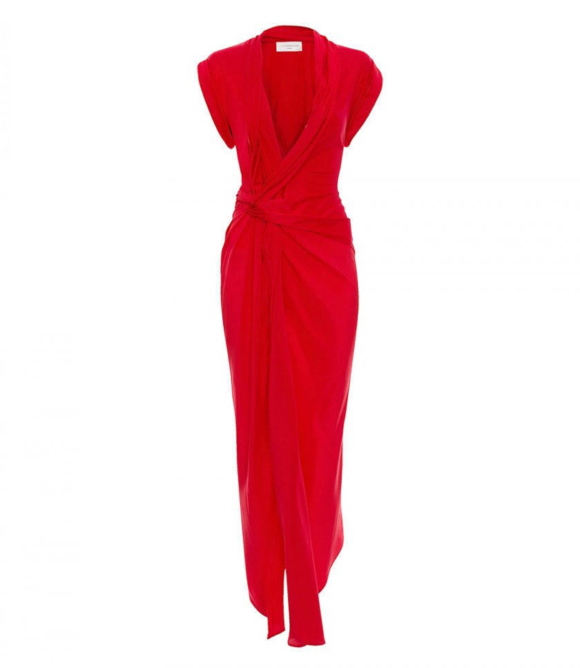 CLOTHES - ASYMMETRIC TWIST DETAIL DRESS