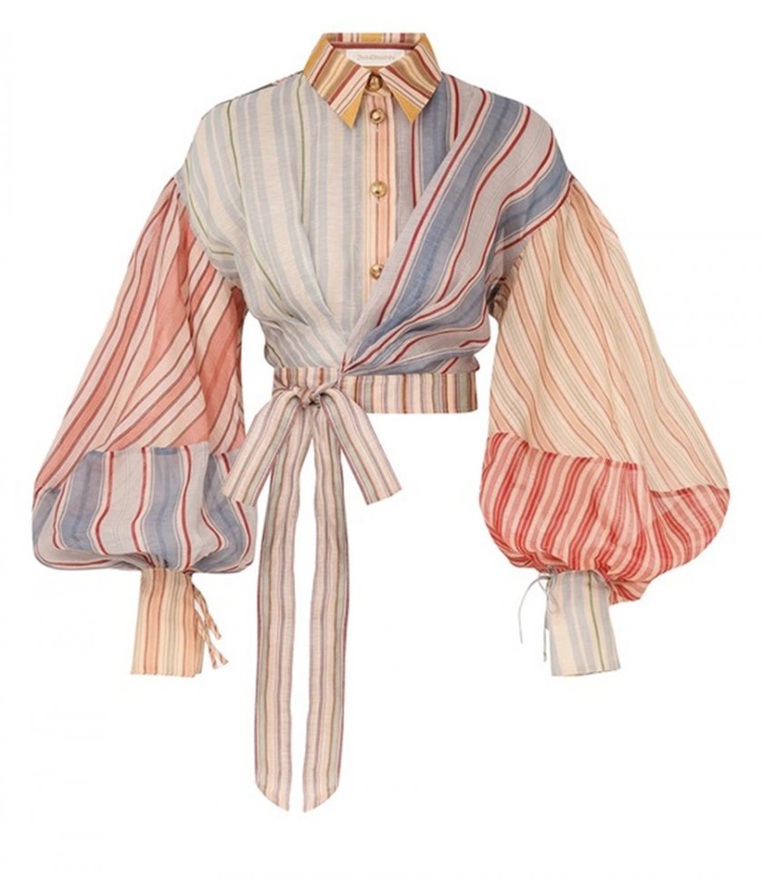 CLOTHES - REBELLION STRIPED BLOUSE