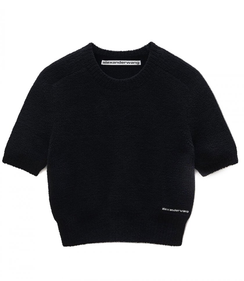 CLOTHES - SS CROPPED CREWNECK TEE
