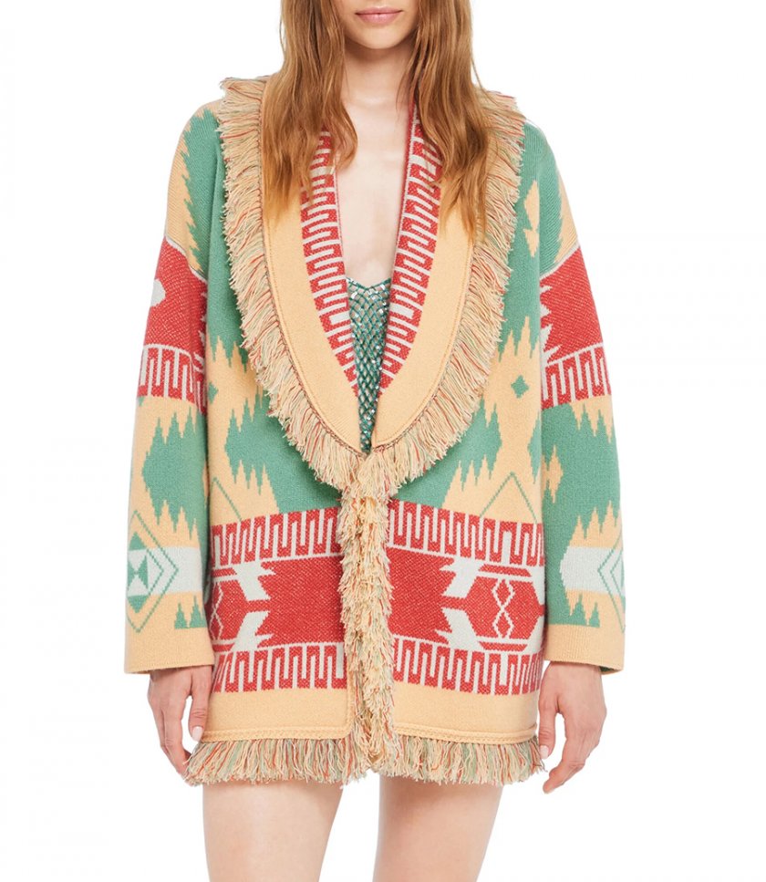 ICON JACQUARD CARDIGAN