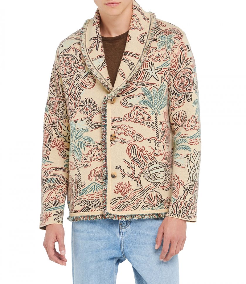 SKETCHED BY THE SEA CARDIGAN