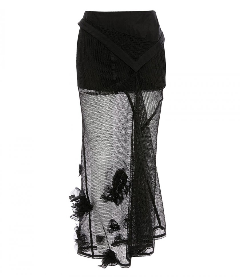 CLOTHES - BASQUE DETAIL MIDI SKIRT