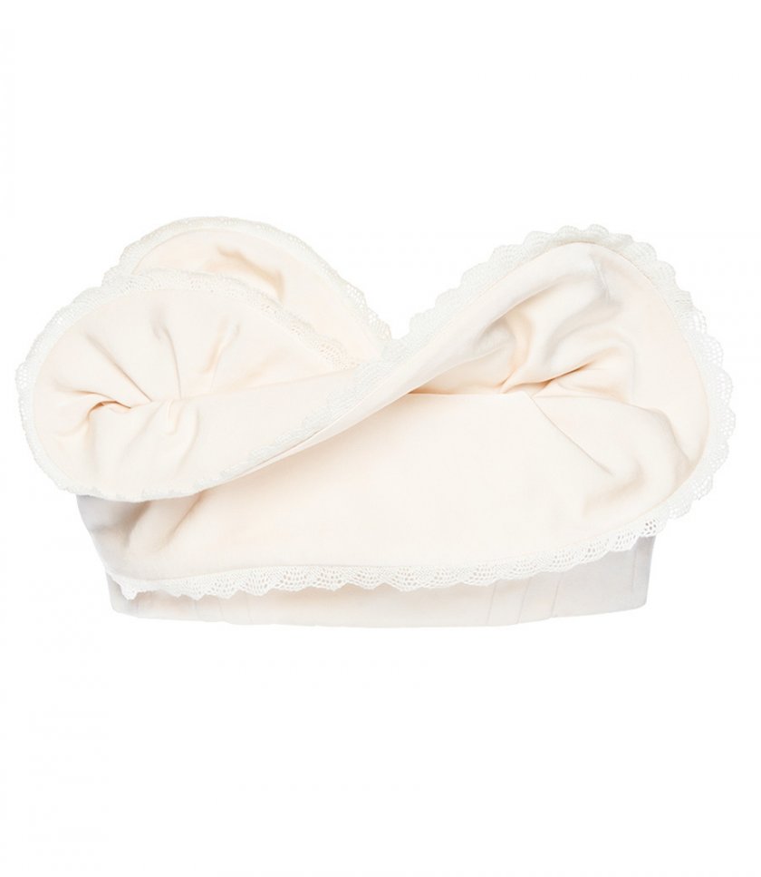 CLOTHES - RUFFLED BANDEAU TOP