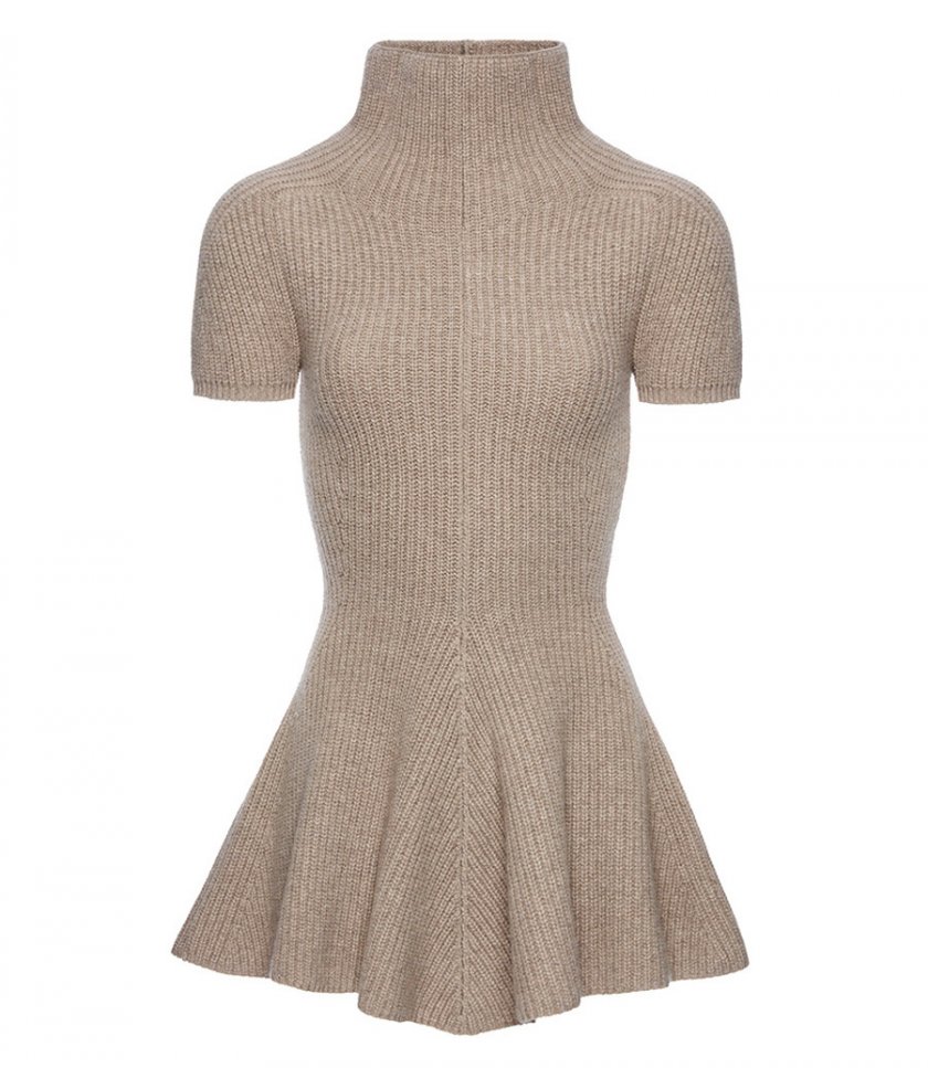 CLOTHES - TURTLENECK KNITWEAR DRESS