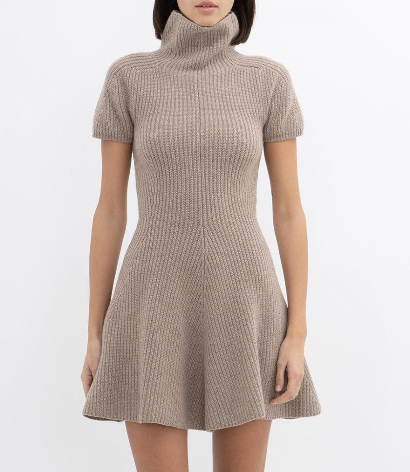 TURTLENECK KNITWEAR DRESS