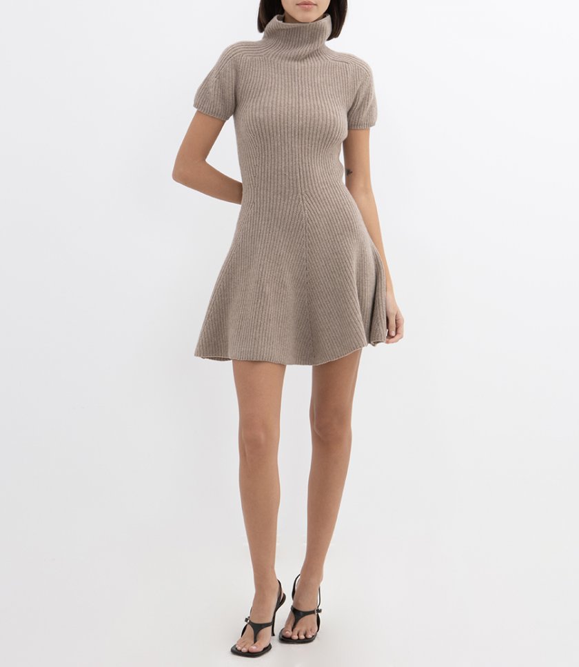 TURTLENECK KNITWEAR DRESS
