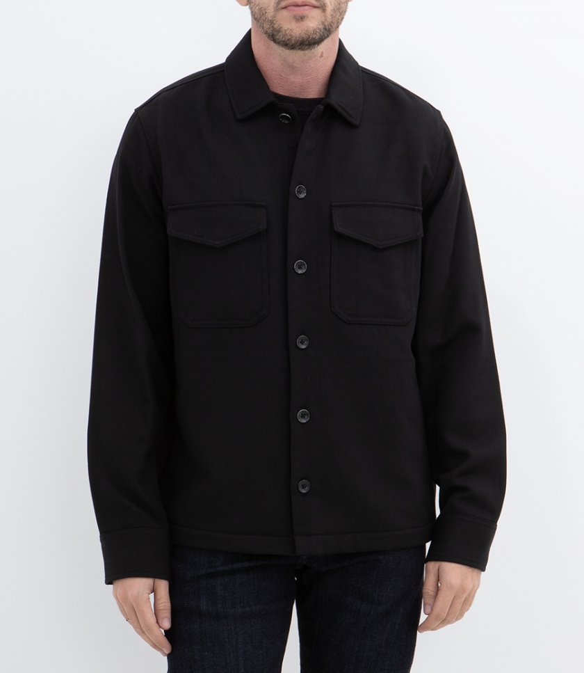 HYDE WOOL-BLEND SHIRT JACKET