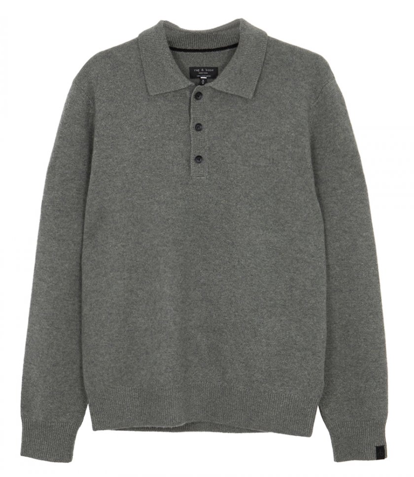 RAG & BONE - DECLAN CASHMERE POLO