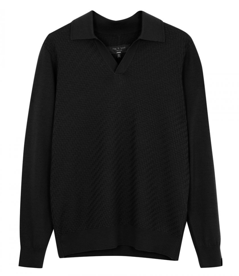 RAG & BONE - CHARLES LS JOHNNY POLO