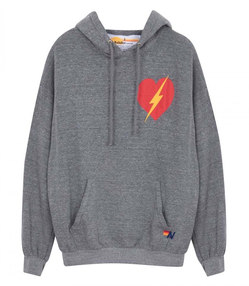 AVIATOR NATION - BOLT HEART PULLOVER HOODIE