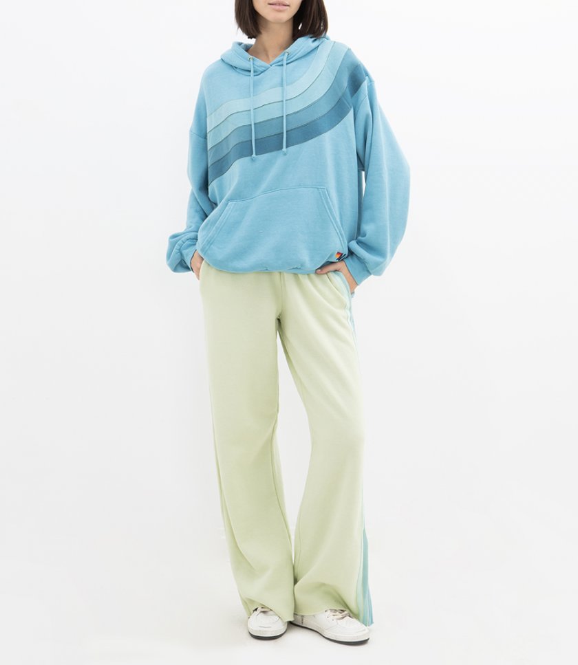 WAVE STRIPE 4 PULLOVER HOODIE