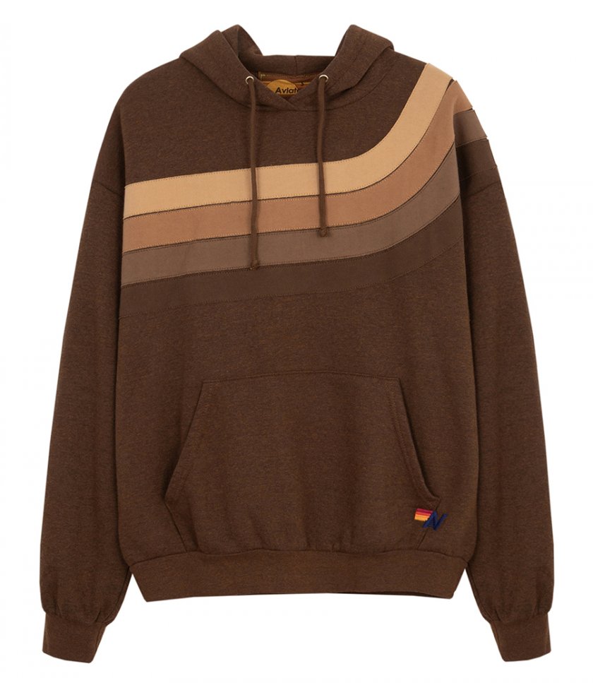 CLOTHES - WAVE STRIPE 4 PULLOVER HOODIE