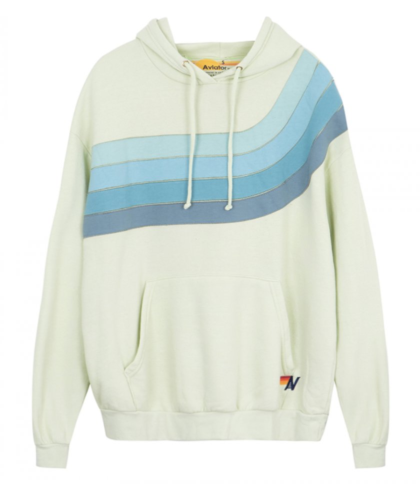 AVIATOR NATION - WAVE STRIPE 4 PULLOVER HOODIE