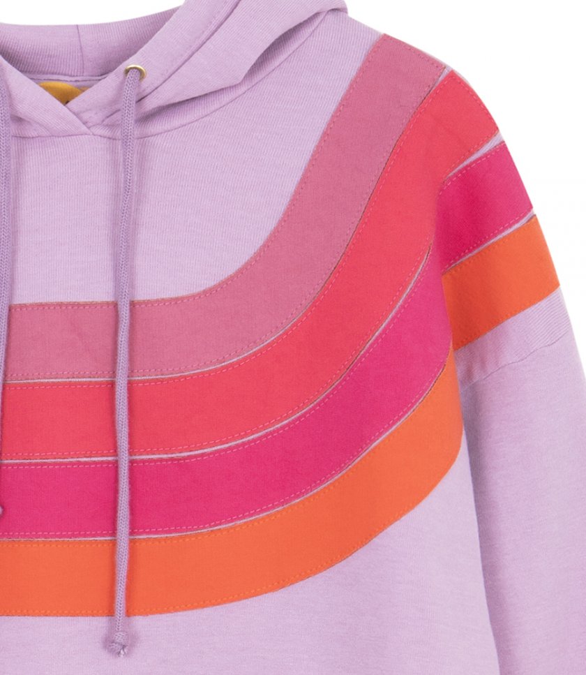 WAVE STRIPE 4 PULLOVER HOODIE