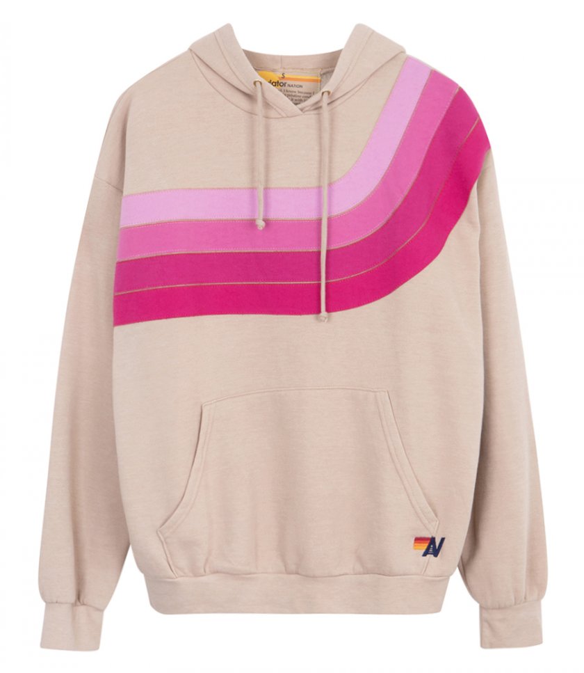 AVIATOR NATION - WAVE STRIPE 4 PULLOVER HOODIE