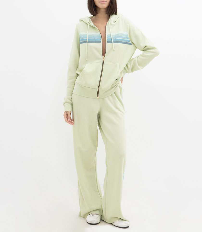 5 STRIPE ZIP HOODIE