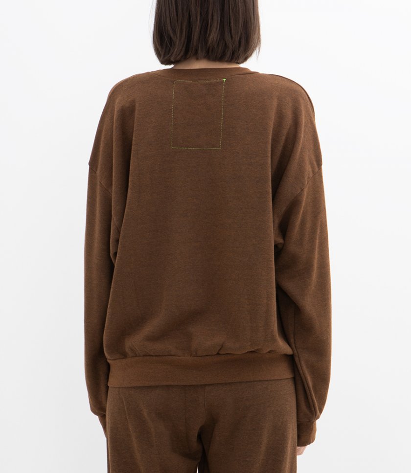 BOLT HEART CREW SWEATSHIRT RELAXED