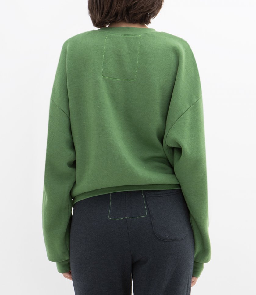 BOLT HEART CREW SWEATSHIRT RELAXED