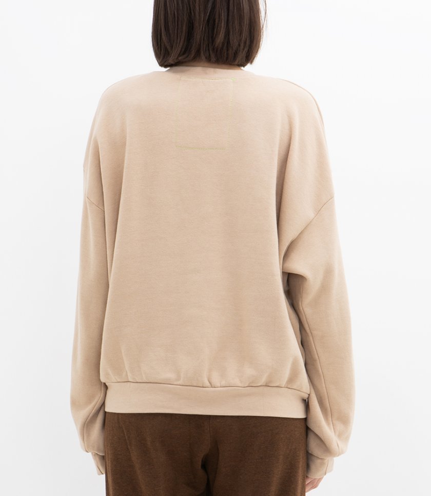 BOLT HEART CREW SWEATSHIRT RELAXED