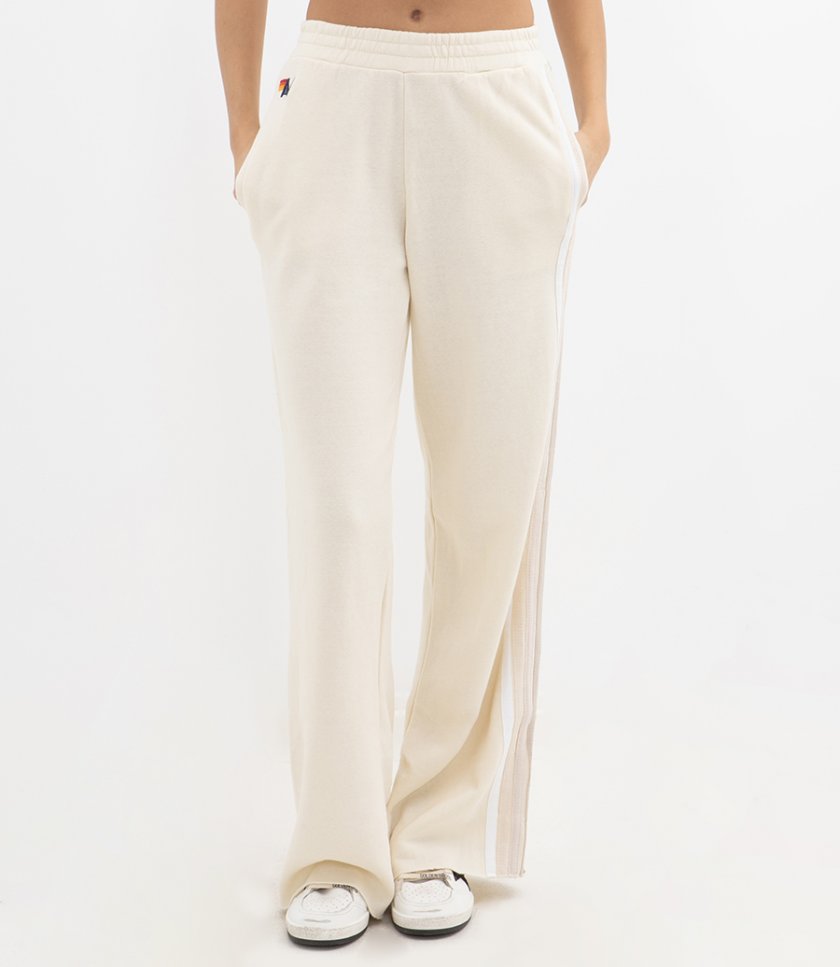WOMENS 5 STRIPE WIDE LEG POCKET PANT
