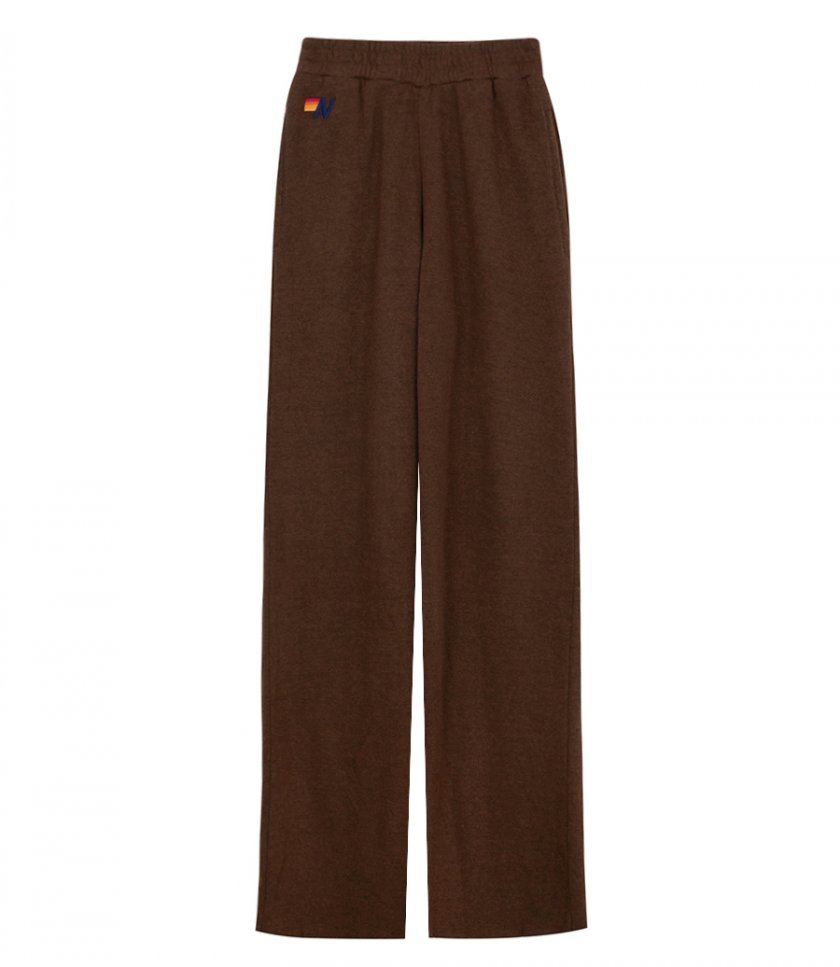 AVIATOR NATION - WOMENS WIDE LEG POCKET SWEATPANT