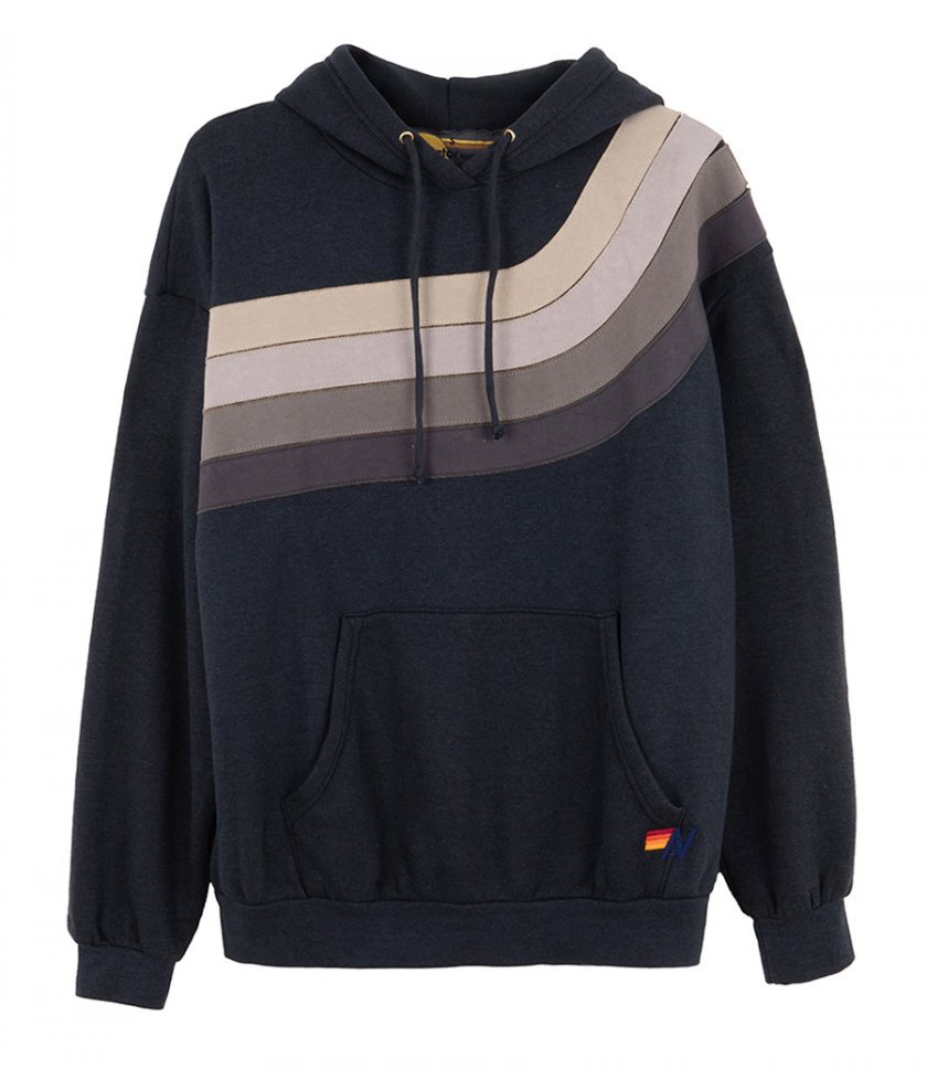 AVIATOR NATION - WAVE STRIPE 4 PULLOVER HOODIE