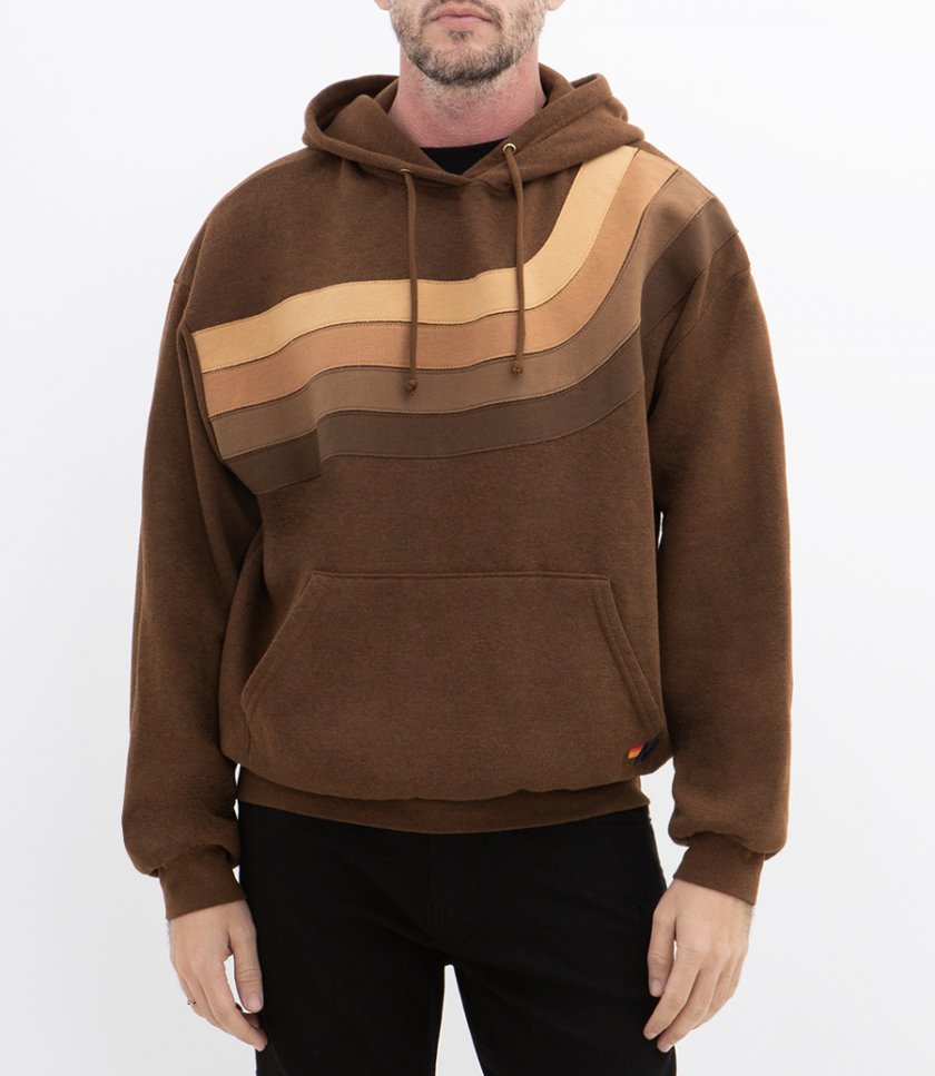 WAVE STRIPE 4 PULLOVER HOODIE