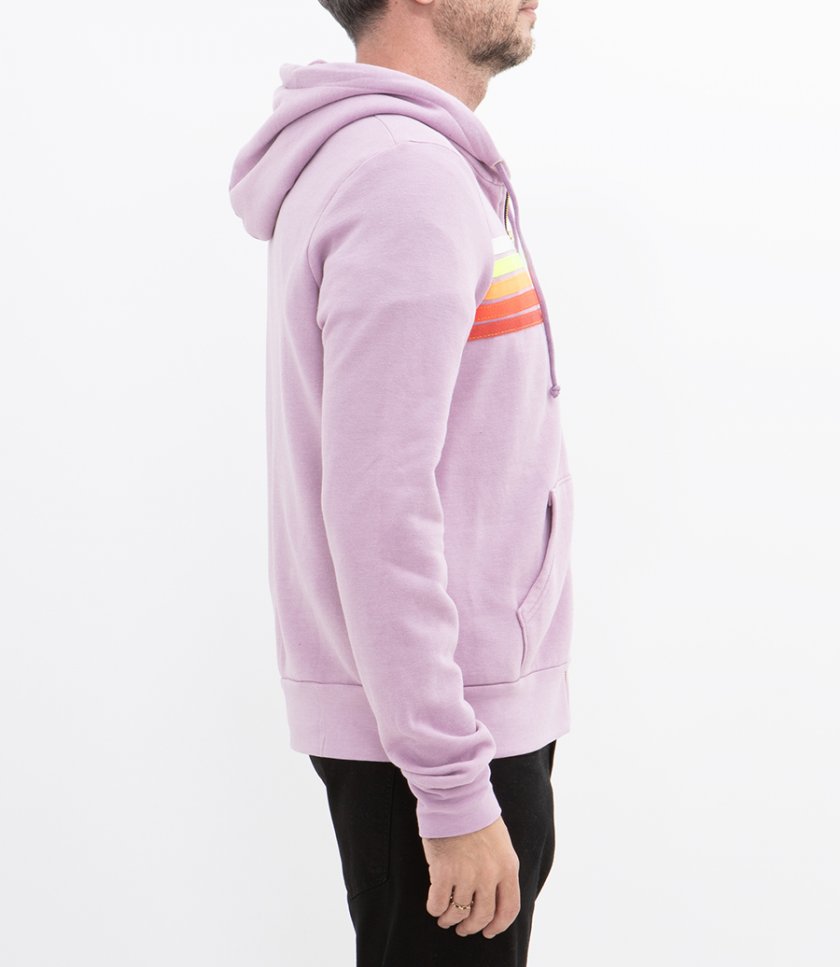 5 STRIPE ZIP HOODIE