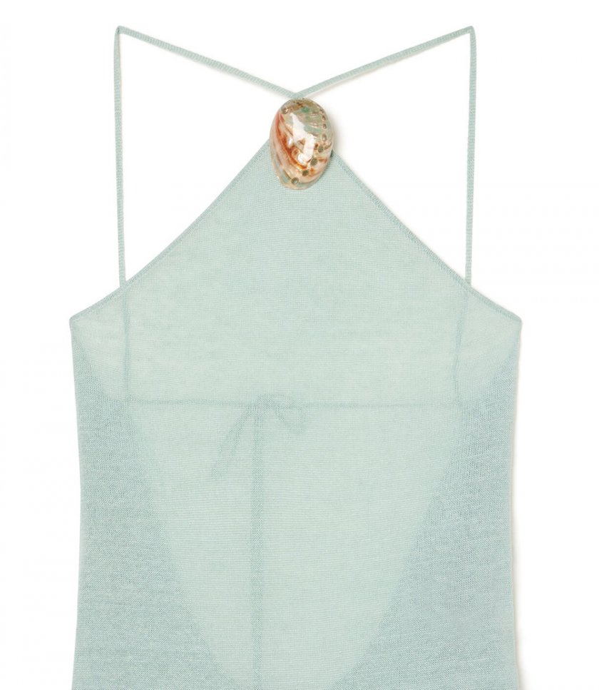 MERMAID INSIDE HALTER NECK DRESS