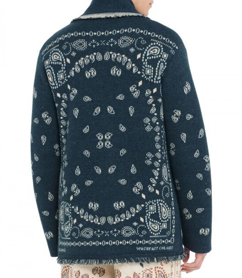 BANDANA JACQUARD CARDIGAN