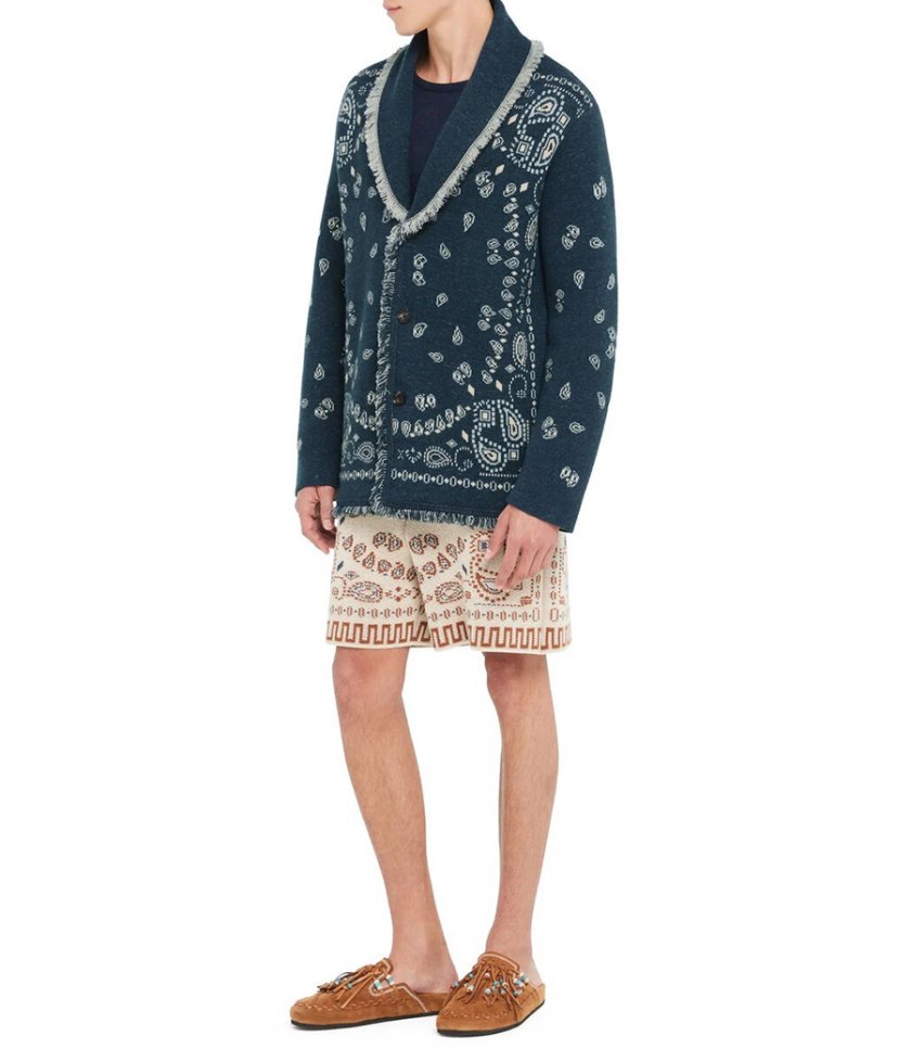 BANDANA JACQUARD CARDIGAN
