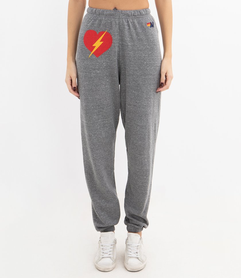 WOMENS BOLT HEART SWEATPANTS