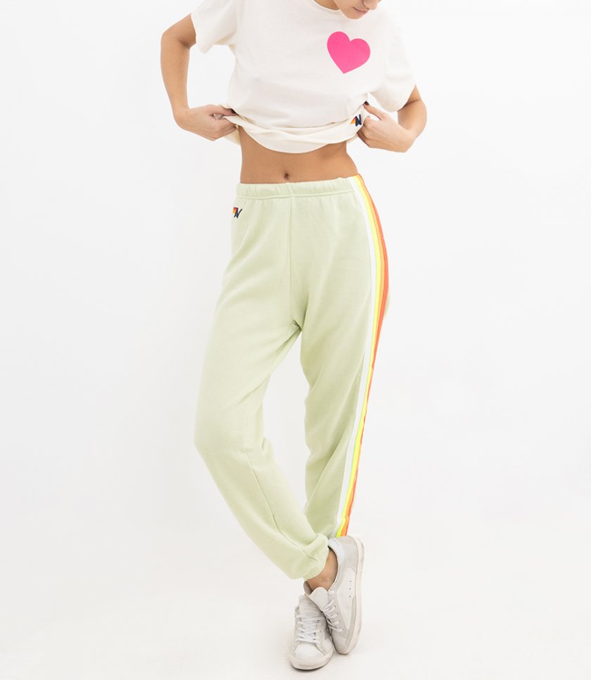 WOMENS 5 STRIPE SWEATPANT
