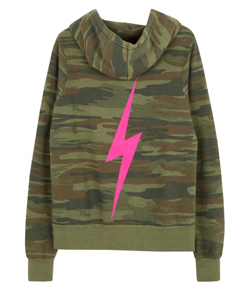 HOODIES - BOLT ZIP HOODIE CAMO