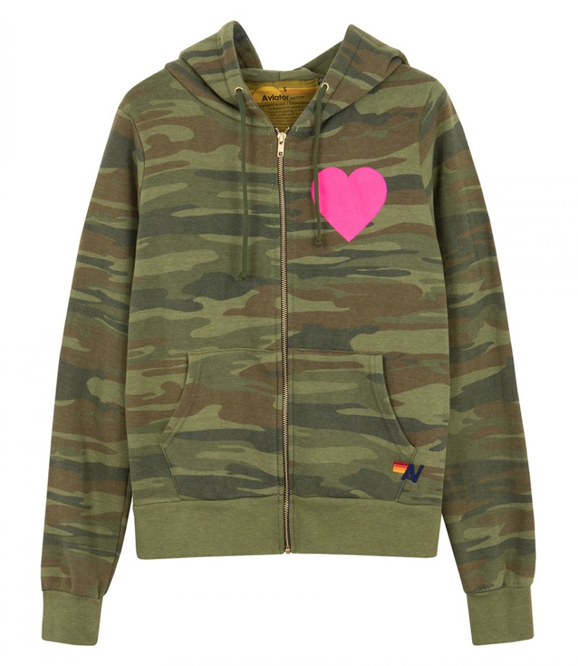 HOODIES - HEART 2 ZIP HOODIE